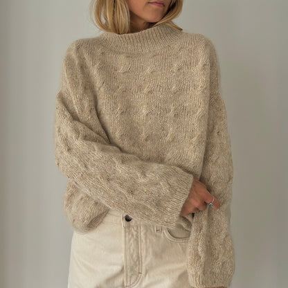 Coco Amour Knitwear Cambersands Sweater mit Tynn Peer Gynt und Tynn Silk Mohair von Sandnes Garn 3