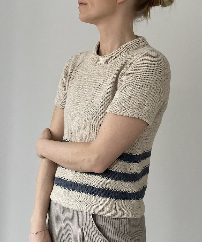 Coco Amour Knitwear Gullane Tee mit Line von Sandnes Garn 2