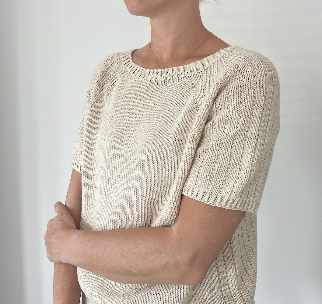 Mia Summer Tee von Coco Amour Knitwear mit Kosho und Kinu von ITO Yarn 3