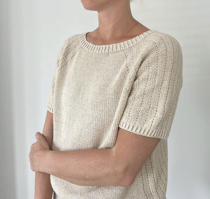 Mia Summer Tee von Coco Amour Knitwear mit Kosho und Kinu von ITO Yarn 3
