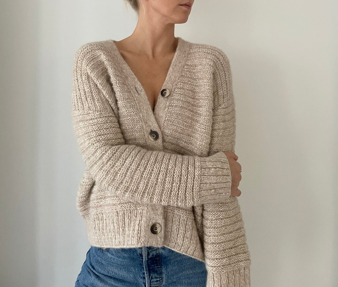 Coco Amour Knitwear Montrose Cardigan mit Double Sunday und Tynn Silk Mohair von Sandnes Garn 8