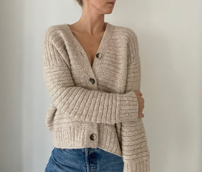 Coco Amour Knitwear Montrose Cardigan mit Double Sunday und Tynn Silk Mohair von Sandnes Garn 8