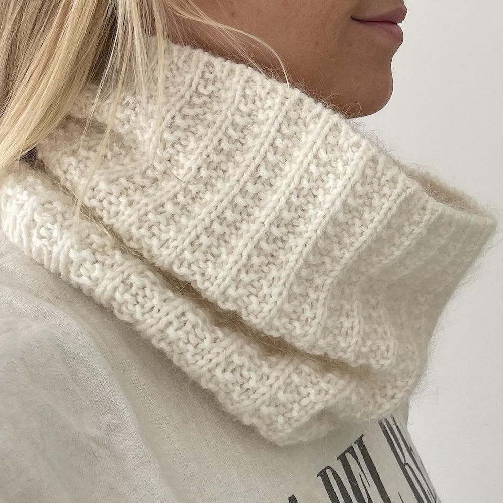 Naruto Neckwarmer von Coco Amour Knitwear mit Double Sunday und Tynn Silk Mohair von Sandnes Garn 5