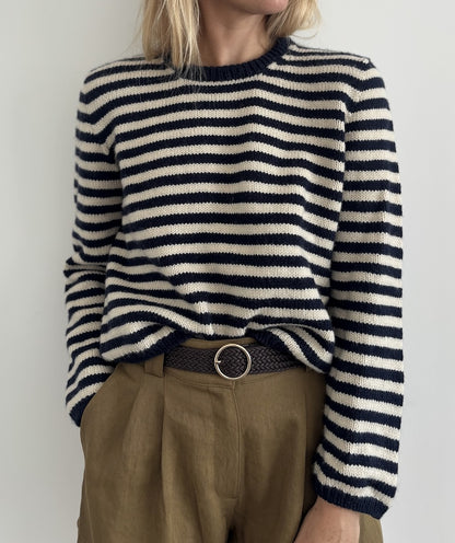 Clovelly Sweater | fantastische Streifen aus Double Sunday von Sandnes Garn