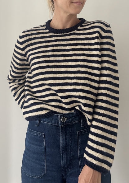 Clovelly Sweater | fantastische Streifen aus Double Sunday von Sandnes Garn