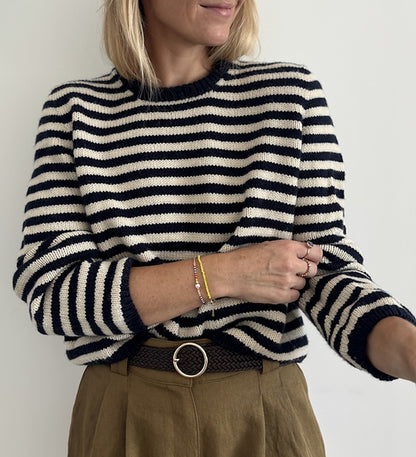 Clovelly Sweater | fantastische Streifen aus Double Sunday von Sandnes Garn