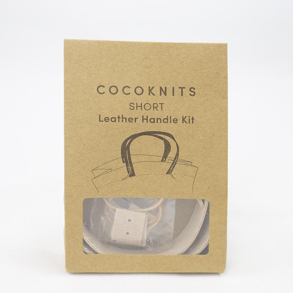 Cocoknits Leather Handle Kit, Ledergriffe, Verpackung der small Griffe