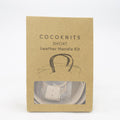 Cocoknits Leather Handle Kit, Ledergriffe, Verpackung der small Griffe
