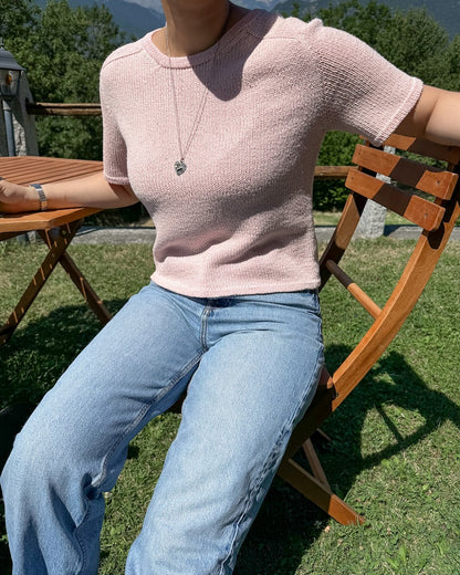 Gaia Tee | super Basic aus Pure Silk von Knitting for Olive