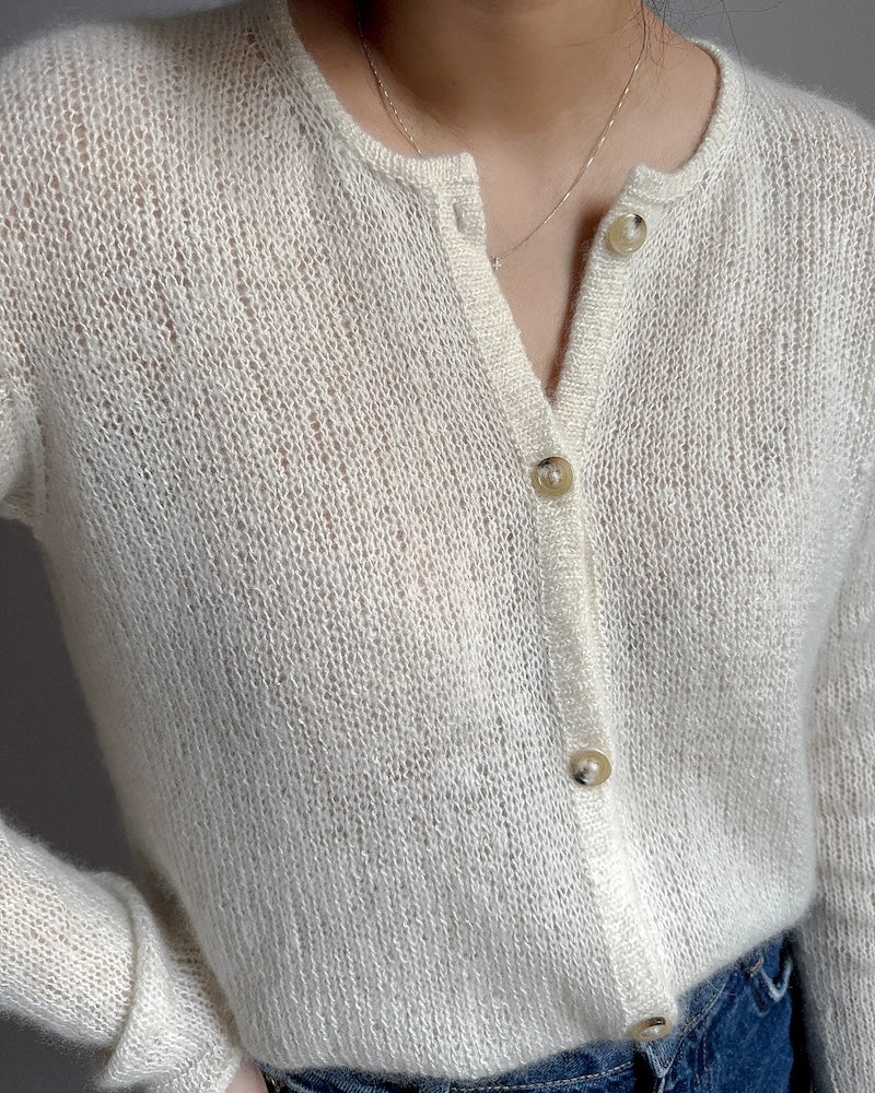 Diane Cardigan von Cookie the Knitter mit Brushlight von Cardiff Cashmere 6