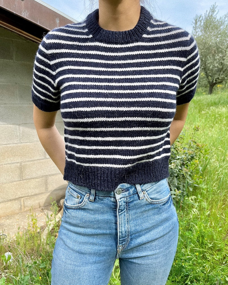 Lucy Streifenshirt mit Heavy Merino von Knitting for Olive 1