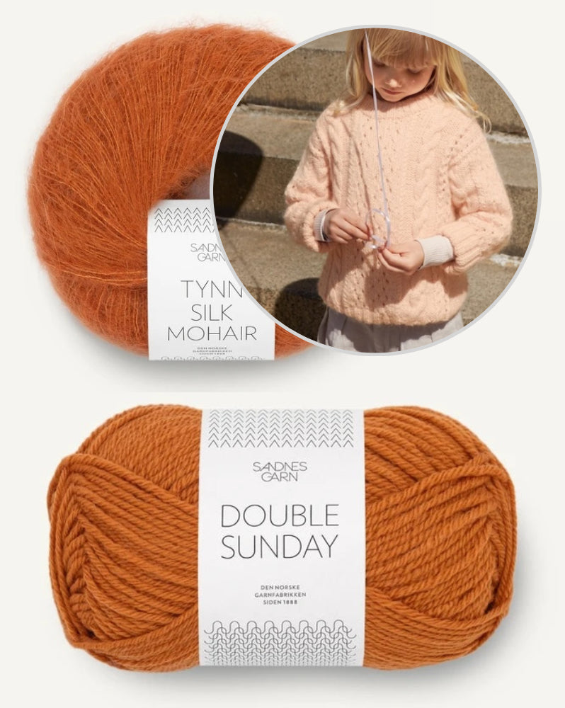 Cornelia Sweater Junior aus der Kollektion 2408 Mykt til Barn von Sandnes Garn mit Double Sunday und Tynn Silk Mohair 6