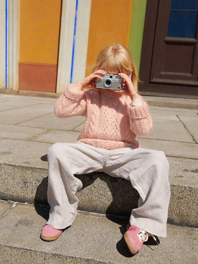 Cornelia Sweater Junior aus der Kollektion 2408 Mykt til Barn von Sandnes Garn mit Double Sunday und Tynn Silk Mohair 5
