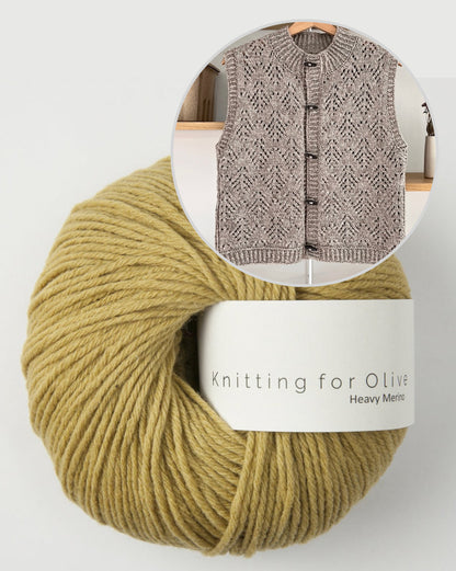 Cosy Hey Ho Vest | winterliches Muster aus Heavy Merino von Knitting for Olive