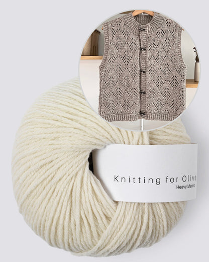 Cosy Hey Ho Vest | winterliches Muster aus Heavy Merino von Knitting for Olive