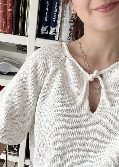 Cosysummer Blouse | lässige Schleifenbluse aus Kinu von ITO Yarn