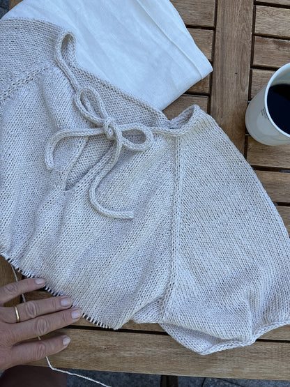 Cosysummer Blouse | lässige Schleifenbluse aus Kinu von ITO Yarn