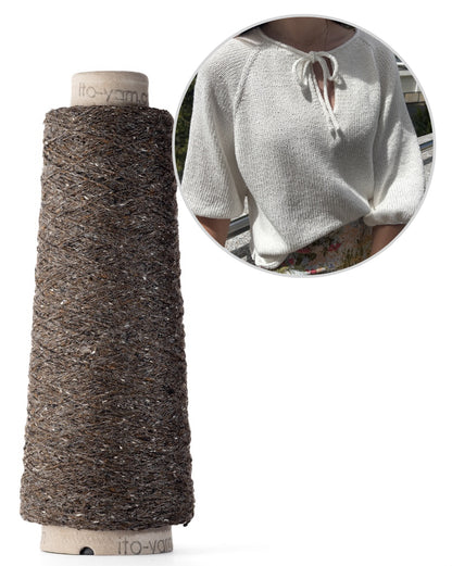 Cosysummer Blouse | lässige Schleifenbluse aus Kinu von ITO Yarn