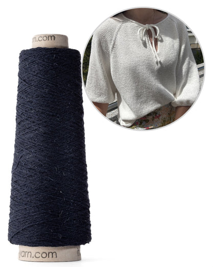 Cosysummer Blouse | lässige Schleifenbluse aus Kinu von ITO Yarn