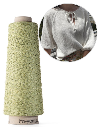 Cosysummer Blouse | lässige Schleifenbluse aus Kinu von ITO Yarn