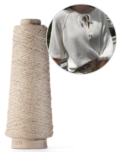 Cosysummer Blouse | lässige Schleifenbluse aus Kinu von ITO Yarn