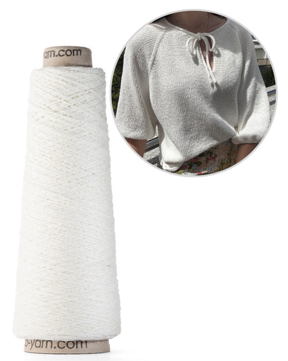 Cosysummer Blouse | lässige Schleifenbluse aus Kinu von ITO Yarn