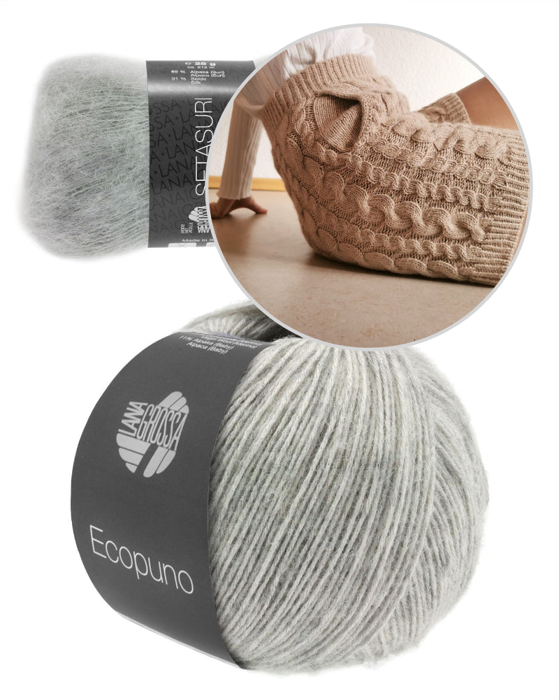 Cozy Cable Shorts von Ann-Kathrin Stoll mit Ecopuno und Setasuri von Lana Grossa 10