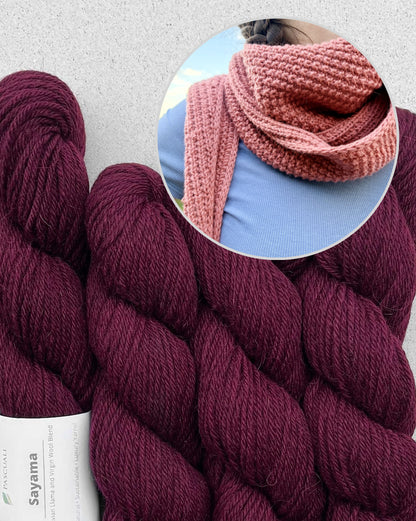 Cozy Pearl Shawl | lässiges Tuch für jeden Tag aus Sayama von Pascuali