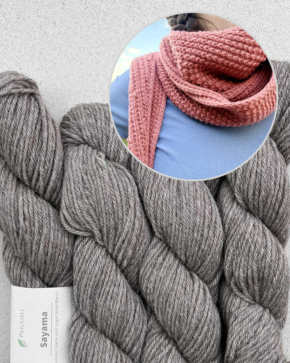 Cozy Pearl Shawl | lässiges Tuch für jeden Tag aus Sayama von Pascuali