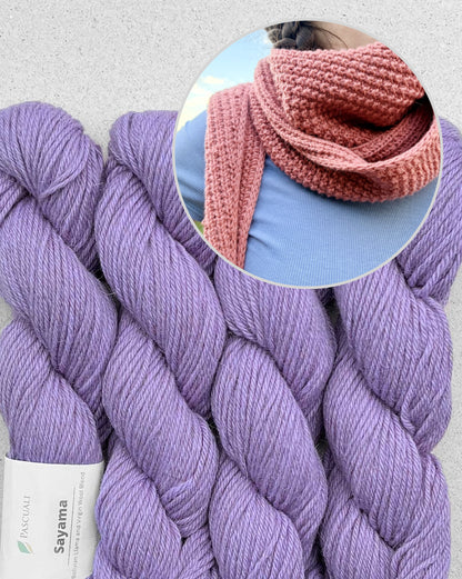 Cozy Pearl Shawl | lässiges Tuch für jeden Tag aus Sayama von Pascuali