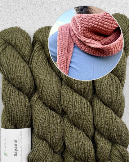 Cozy Pearl Shawl | lässiges Tuch für jeden Tag aus Sayama von Pascuali