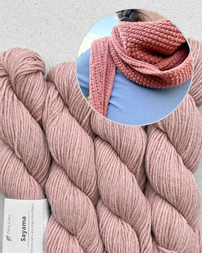Cozy Pearl Shawl | lässiges Tuch für jeden Tag aus Sayama von Pascuali