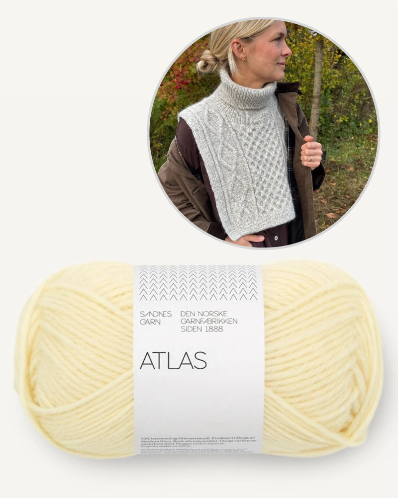 PetiteKnit Dagmar Neck mit Atls von Sandnes Garn 12