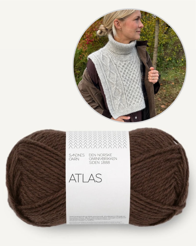 PetiteKnit Dagmar Neck mit Atls von Sandnes Garn 15