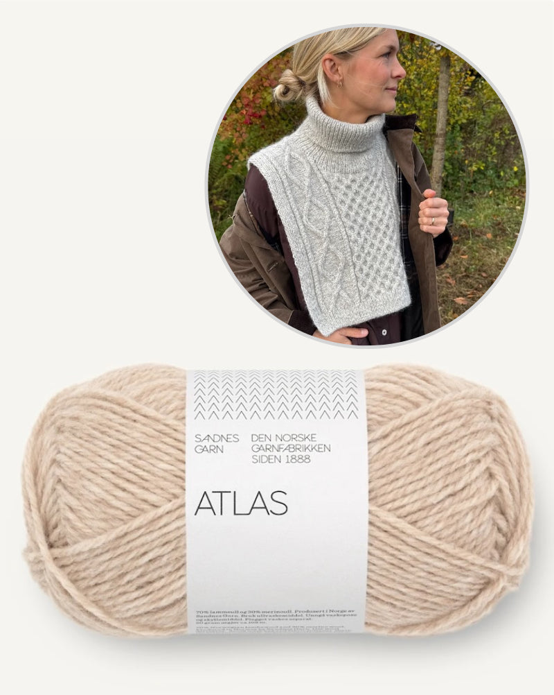 PetiteKnit Dagmar Neck mit Atls von Sandnes Garn 14