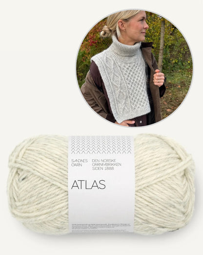 PetiteKnit Dagmar Neck mit Atls von Sandnes Garn 11