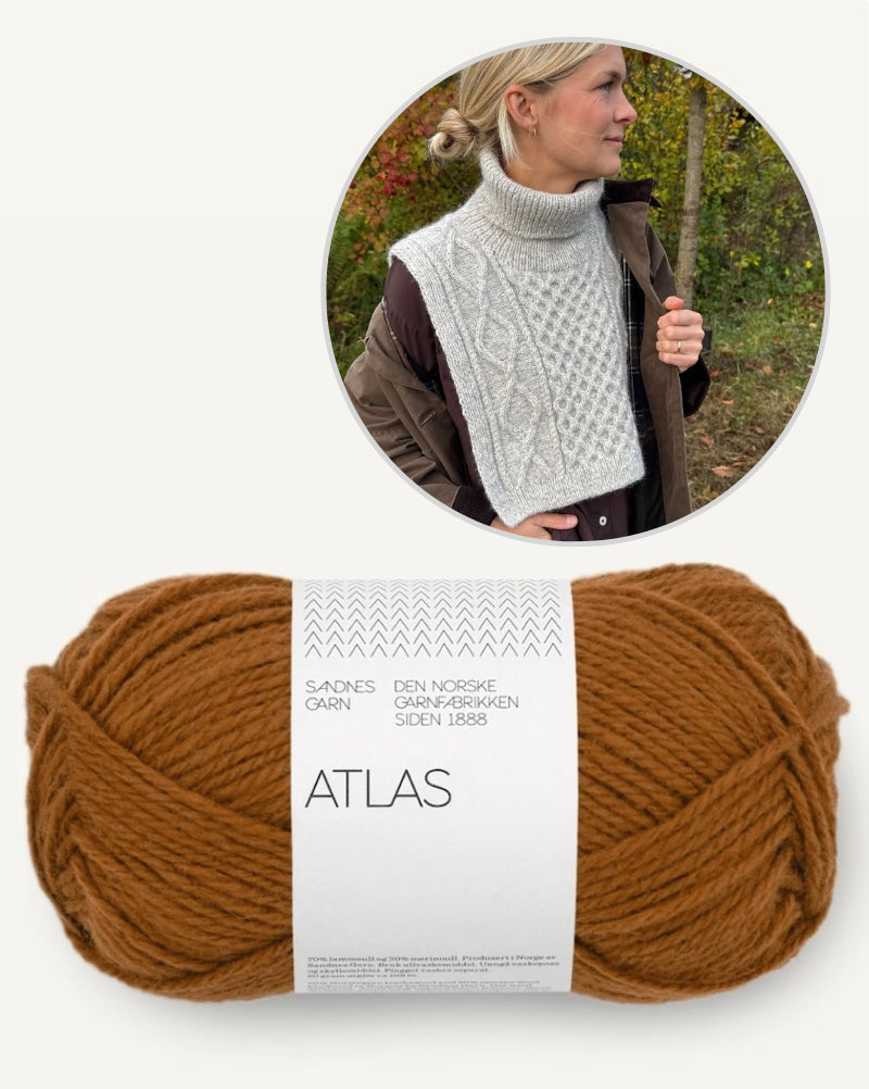 PetiteKnit Dagmar Neck mit Atls von Sandnes Garn 13