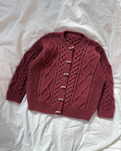 Dagmar Jacket Kids | rustikale Jacke aus Double Sunday von Sandnes Garn