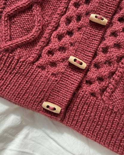 Dagmar Jacket Kids | rustikale Jacke aus Double Sunday von Sandnes Garn