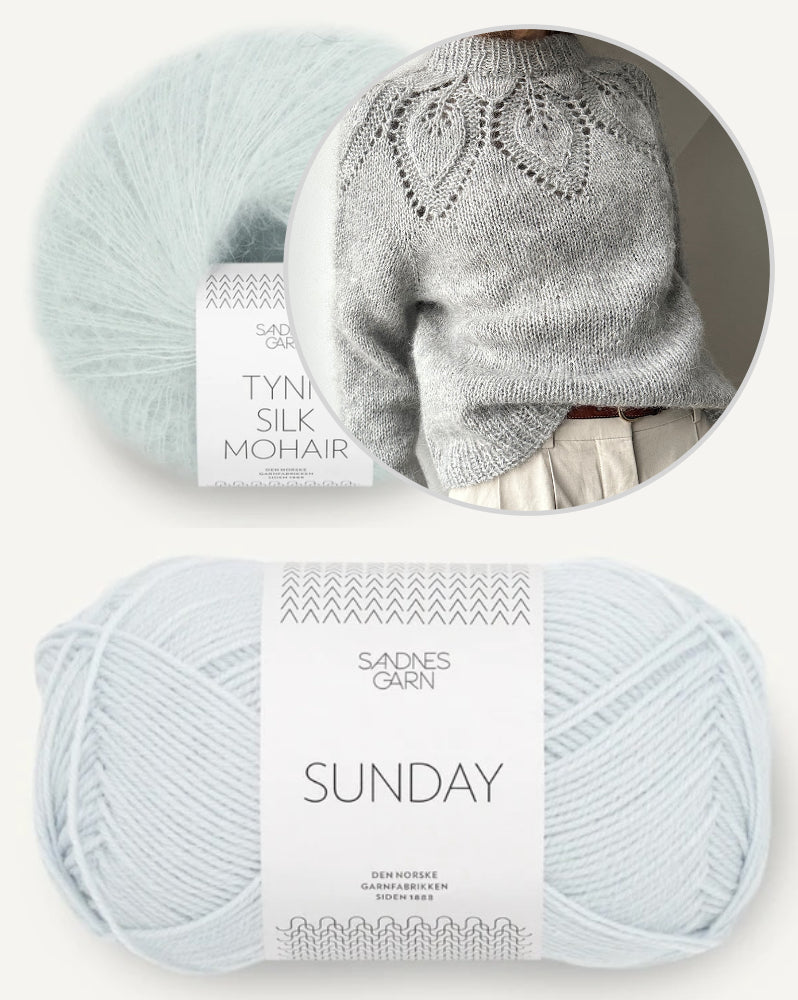 Dahlia Sweater von LeKnit mit Sunday und Tynn Silk Mohair von Sandnes Garn 13