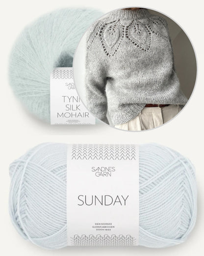 Dahlia Sweater von LeKnit mit Sunday und Tynn Silk Mohair von Sandnes Garn 13
