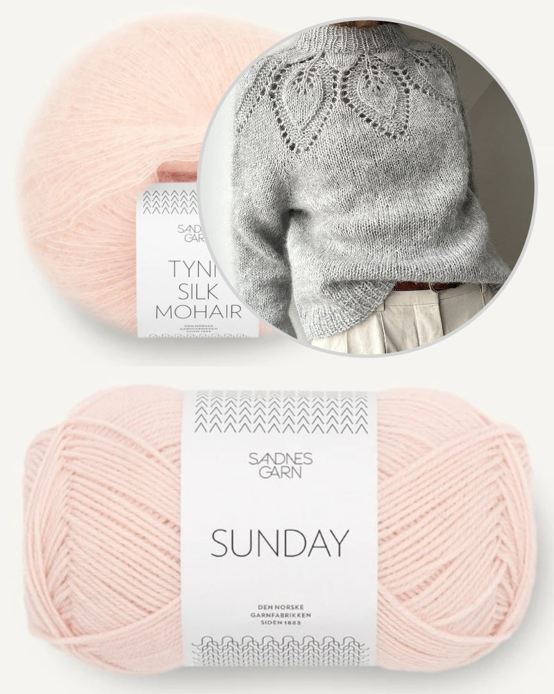 Dahlia Sweater von LeKnit mit Sunday und Tynn Silk Mohair von Sandnes Garn 12