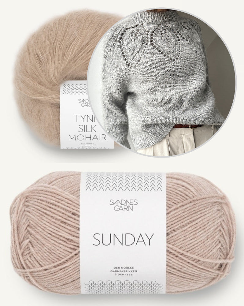 Dahlia Sweater von LeKnit mit Sunday und Tynn Silk Mohair von Sandnes Garn 11