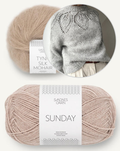 Dahlia Sweater von LeKnit mit Sunday und Tynn Silk Mohair von Sandnes Garn 11