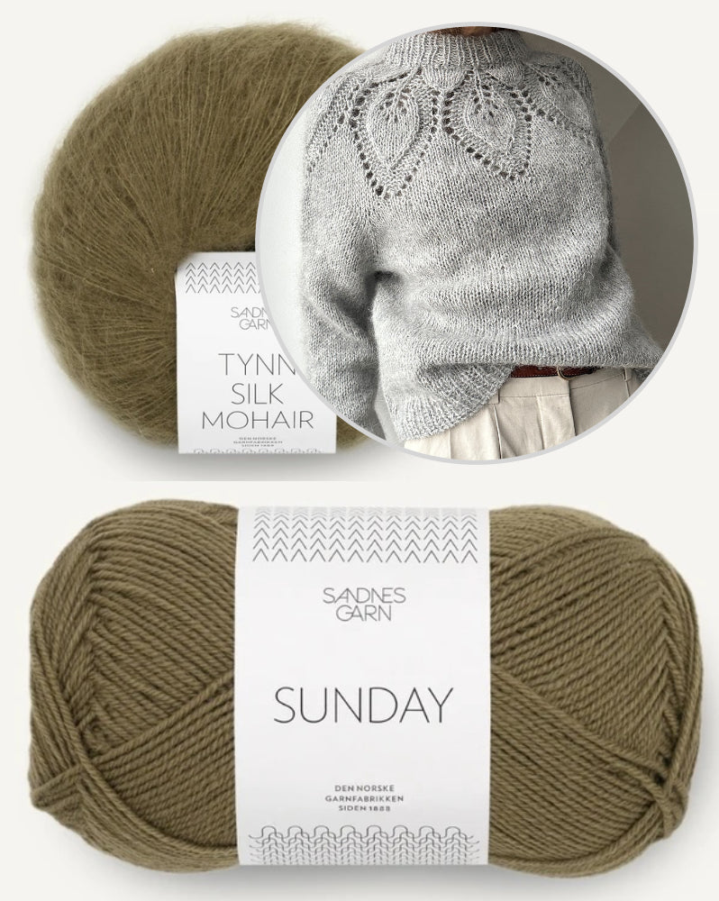 Dahlia Sweater von LeKnit mit Sunday und Tynn Silk Mohair von Sandnes Garn 14