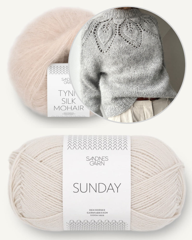 Dahlia Sweater von LeKnit mit Sunday und Tynn Silk Mohair von Sandnes Garn 8