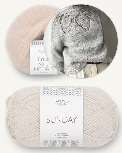 Dahlia Sweater von LeKnit mit Sunday und Tynn Silk Mohair von Sandnes Garn 8