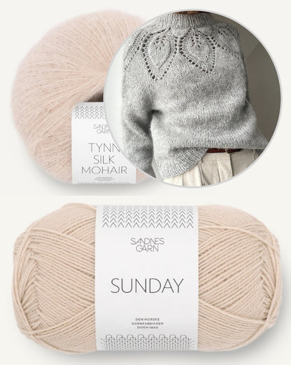 Dahlia Sweater von LeKnit mit Sunday und Tynn Silk Mohair von Sandnes Garn 10