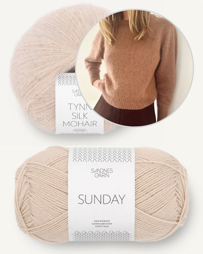 LeKnit Darcy Blouse mit Sunday und Tynn Silk Mohair 15