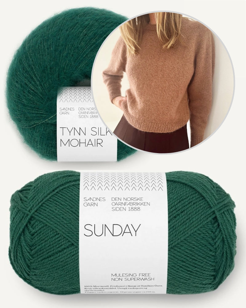 LeKnit Darcy Blouse mit Sunday und Tynn Silk Mohair 13